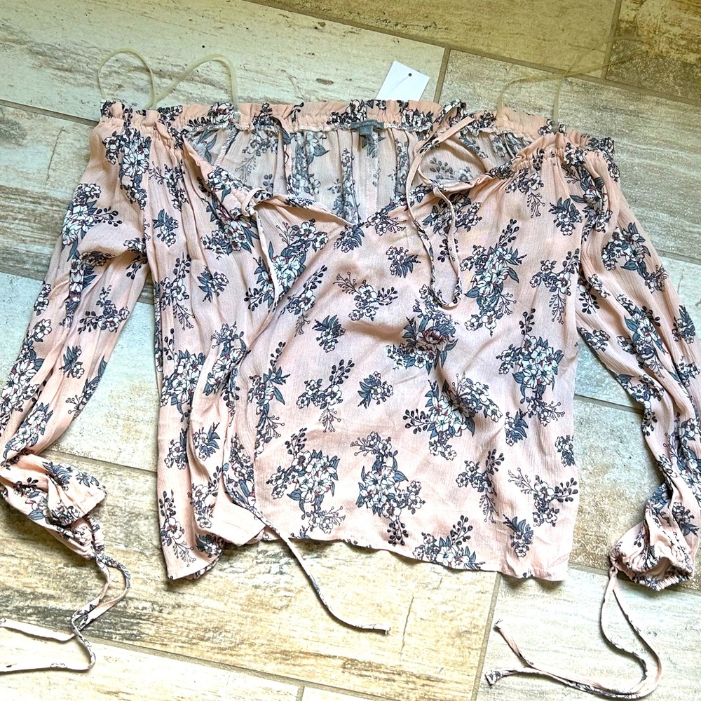 Flowy Pink Floral Top